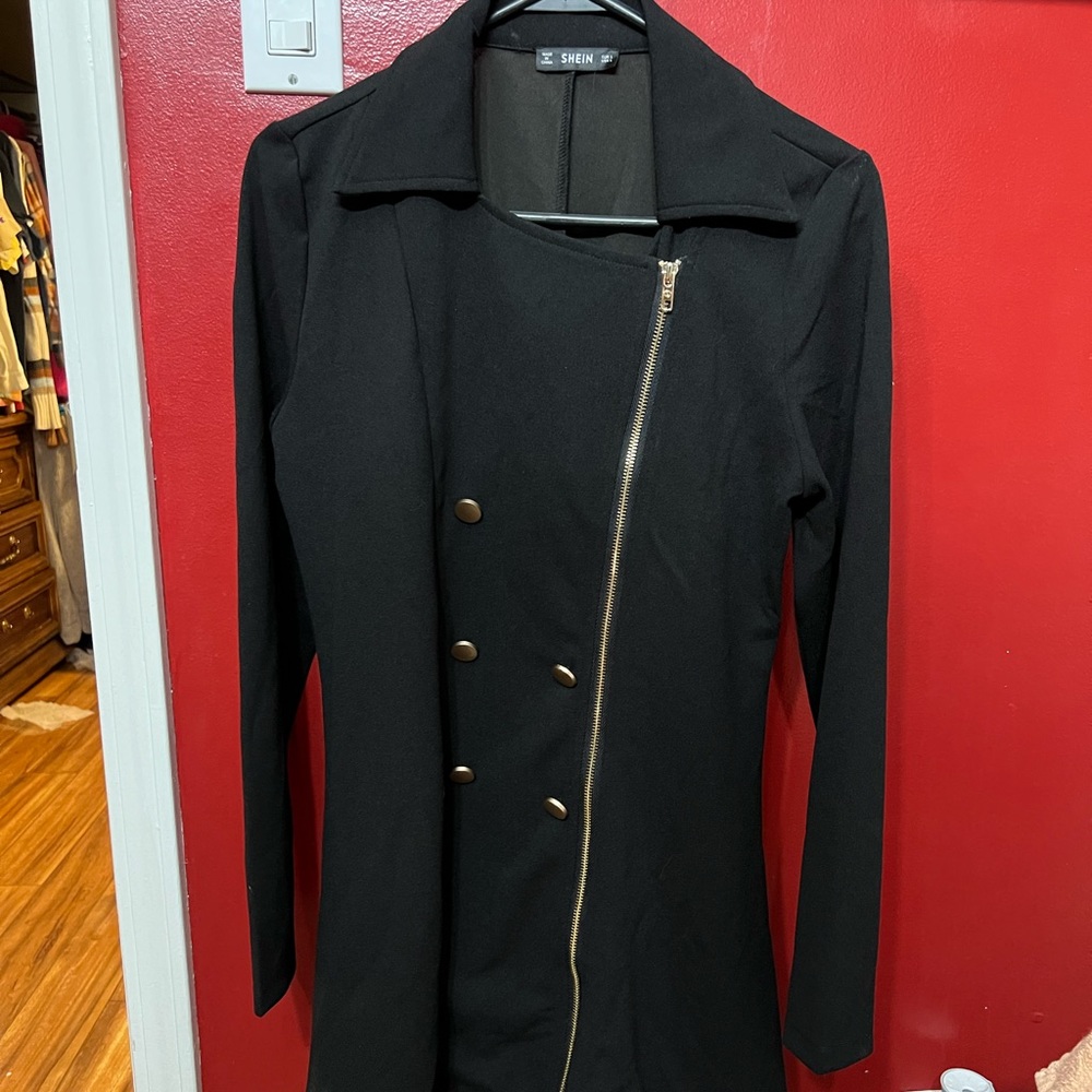 Dress with Decorative Buttons